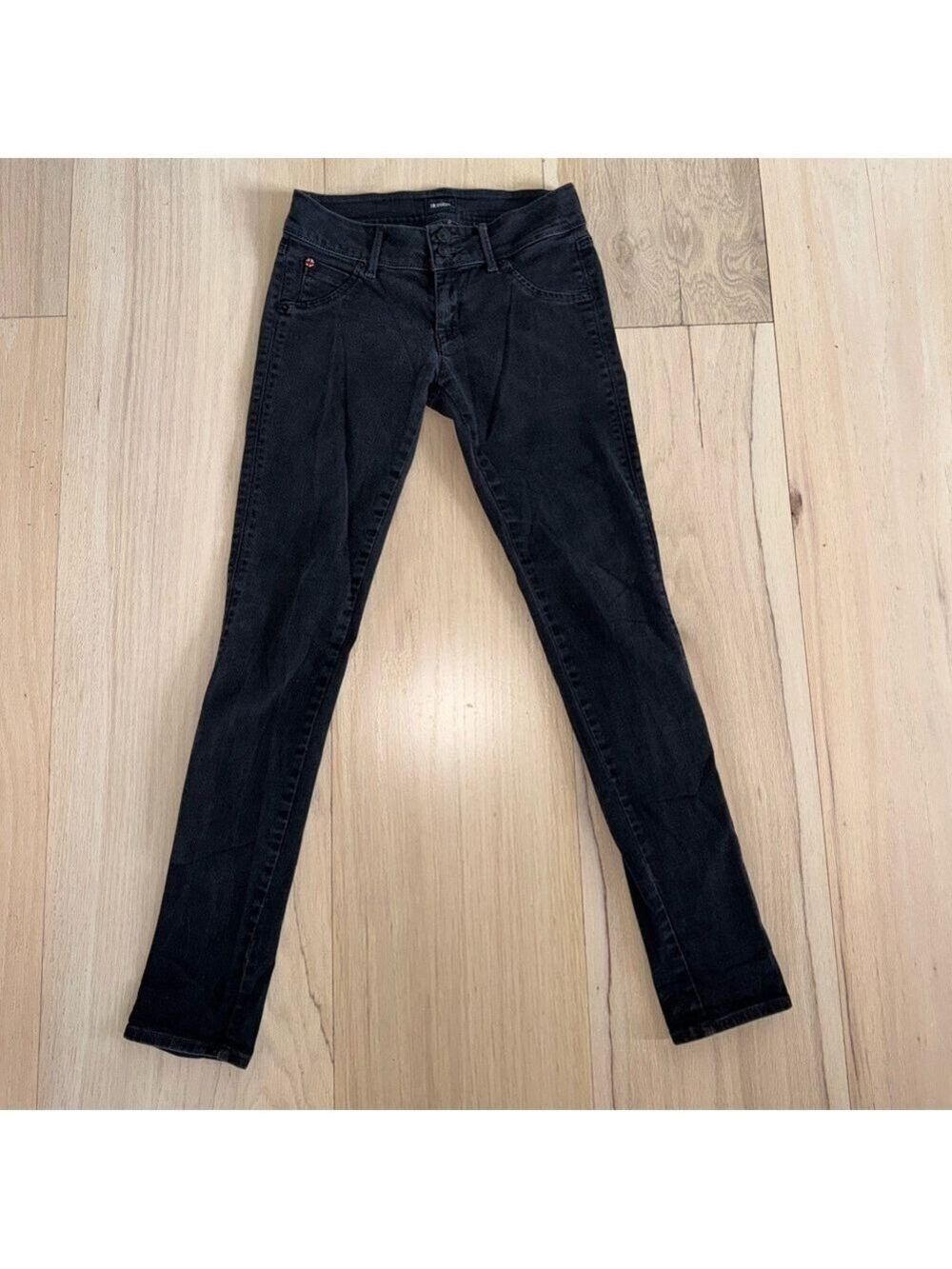 Hudson Jeans Collin Skinny Jeans Black Size 26